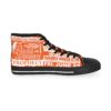 *Kicks - Friendly Annex – Rare Essence & Prophecy – Men’s White Print on Orange High-Top - Image 10