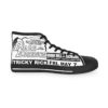 *Kicks - Oxon Hill HS – Rare Essence - Men’s Black Print on White High-Top - Image 13