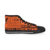 *Kicks - Oxon Hill HS – Rare Essence - Men’s Black Print on Orange High-Top - Image 10