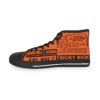 *Kicks - Oxon Hill HS – Rare Essence - Men’s Black Print on Orange High-Top - Image 12