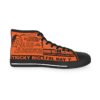 *Kicks - Oxon Hill HS – Rare Essence - Men’s Black Print on Orange High-Top - Image 13