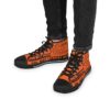 *Kicks - Oxon Hill HS – Rare Essence - Men’s Black Print on Orange High-Top - Image 14