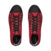 *Kicks - Oxon Hill HS – Rare Essence - Men’s Black Print on Dark Red High-Top - Image 8