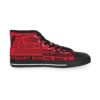 *Kicks - Oxon Hill HS – Rare Essence - Men’s Black Print on Dark Red High-Top - Image 10