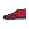 *Kicks - Oxon Hill HS – Rare Essence - Men’s Black Print on Dark Red High-Top - Image 12