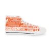 *Kicks - Friendly Annex – Rare Essence & Prophecy – Men’s White Print on Orange High-Top