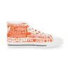 *Kicks - Friendly Annex – Rare Essence & Prophecy – Men’s White Print on Orange High-Top - Image 4