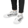*Kicks - Oxon Hill HS – Rare Essence - Men’s Black Print on White High-Top - Image 7
