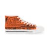 *Kicks - Oxon Hill HS – Rare Essence - Men’s Black Print on Orange High-Top - Image 4