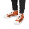 *Kicks - Oxon Hill HS – Rare Essence - Men’s Black Print on Orange High-Top - Image 7