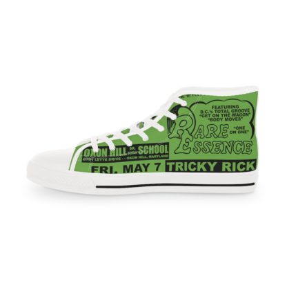 *Kicks - Oxon Hill HS – Rare Essence - Men’s Black Print on Green High-Top - Image 5