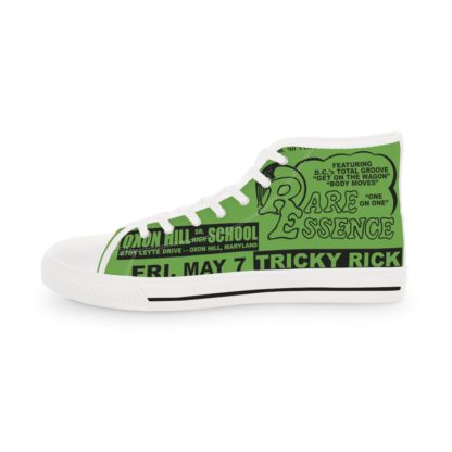 *Kicks - Oxon Hill HS – Rare Essence - Men’s Black Print on Green High-Top - Image 6