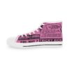 *Kicks - Oxon Hill HS – Rare Essence - Men’s Black Print on Light Pink High-Top - Image 6