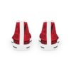 *Kicks - Oxon Hill HS – Rare Essence - Men’s Black Print on Dark Red High-Top - Image 3