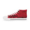*Kicks - Oxon Hill HS – Rare Essence - Men’s Black Print on Dark Red High-Top - Image 5