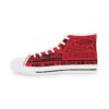 *Kicks - Oxon Hill HS – Rare Essence - Men’s Black Print on Dark Red High-Top - Image 6
