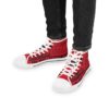 *Kicks - Oxon Hill HS – Rare Essence - Men’s Black Print on Dark Red High-Top - Image 7