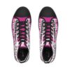 *Kicks – Panorama Room – Rare Essence – Men’s White Print on Pink High-Top - Image 8