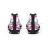 *Kicks – Panorama Room – Rare Essence – Men’s White Print on Pink High-Top - Image 9