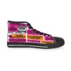 *Kicks - RFK Stadium - RE, Chuck, Benny – Men’s Pink & Orange Print on White High-Top