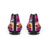 *Kicks - RFK Stadium - RE, Chuck, Benny – Men’s Pink & Orange Print on White High-Top - Image 3