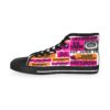 *Kicks - RFK Stadium - RE, Chuck, Benny – Men’s Pink & Orange Print on White High-Top - Image 5