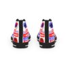 *Kicks – Washington Coliseum – Battle Of The Bands – Men’s Red & Blue Print on White High-Top - Image 3