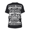 *Tee - Full Print – Kaywood Theater –  Redds & The Boys, School Boy & PeaceMakers - White Print on 9 Color Options