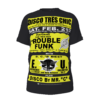 *Tee - Full Print – Disco Tres Chic – Trouble Funk & EU – Yellow Print - Image 2
