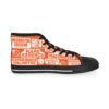 *Kicks – Washington Coliseum – RE, EU, PeaceMakers, Redds & School Boys – White Print on Orange High-Top - Image 4