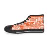 *Kicks – Washington Coliseum – RE, EU, PeaceMakers, Redds & School Boys – White Print on Orange High-Top - Image 6