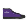 *Kicks – OSGOGO – Men’s White Print on Purple High-Top - Image 10