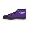 *Kicks – OSGOGO – Men’s White Print on Purple High-Top - Image 11