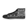 *Kicks – Tip Top Inn – Ayre Rayde – Men’s Grey Print on Black High-Top - Image 5