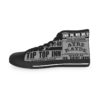 *Kicks – Tip Top Inn – Ayre Rayde – Men’s Grey Print on Black High-Top - Image 6