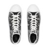 *Kicks – Tip Top Inn – Ayre Rayde – Men’s Grey Print on Black High-Top - Image 8