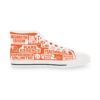 *Kicks – Washington Coliseum – RE, EU, PeaceMakers, Redds & School Boys – White Print on Orange High-Top - Image 10