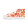 *Kicks – Washington Coliseum – RE, EU, PeaceMakers, Redds & School Boys – White Print on Orange High-Top - Image 11