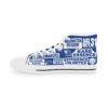 *Kicks – Washington Coliseum – RE, EU, PeaceMakers, Redds & School Boys – White Print on Blue High-Top - Image 5