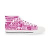 *Kicks – Washington Coliseum – RE, EU, PeaceMakers, Redds & School Boys – White Print on Pink High-Top - Image 4