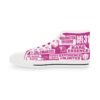 *Kicks – Washington Coliseum – RE, EU, PeaceMakers, Redds & School Boys – White Print on Pink High-Top - Image 5
