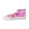 *Kicks – Washington Coliseum – RE, EU, PeaceMakers, Redds & School Boys – White Print on Pink High-Top - Image 6