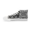 *Kicks – Tip Top Inn – Ayre Rayde – Men’s Grey Print on Black High-Top - Image 11