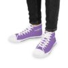 *Kicks – OSGOGO – Men’s White Print on Light Purple High-Top - Image 14