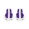 *Kicks – OSGOGO – Men’s White Print on Purple High-Top - Image 3