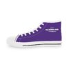 *Kicks – OSGOGO – Men’s White Print on Purple High-Top - Image 6