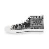 *Kicks – Tip Top Inn – Ayre Rayde – Men’s Grey Print on Black High-Top - Image 12