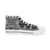 *Kicks – Tip Top Inn – Ayre Rayde – Men’s Grey Print on Black High-Top - Image 13