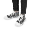 *Kicks – Tip Top Inn – Ayre Rayde – Men’s Grey Print on Black High-Top - Image 14