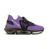 *Kick's II – OSGOGO – White Print on Light Purple Men's Mesh Sports Sneakers